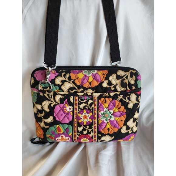 Vera Bradley Suzani Retired  Hard Cover Tablet Ipad Case Zipper Detachable Strap - Picture 2 of 15